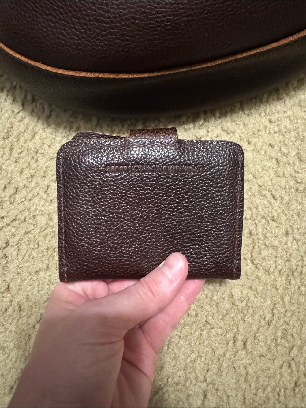 PORTLAND LEATHER LARGE KOALA COLDBREW AND MATCHING WALLET - Picture 7 of 8